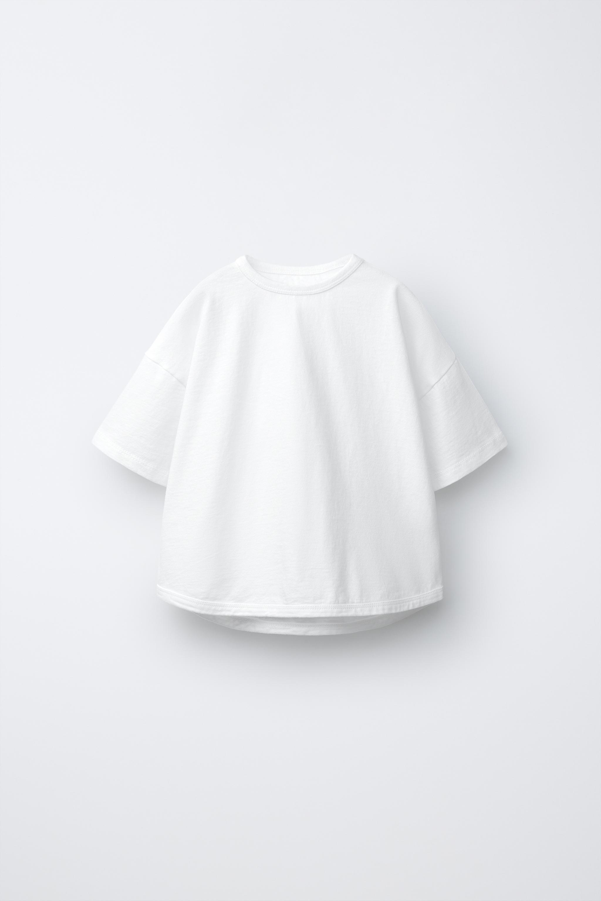 ZARA TIMELESS - PLAIN COTTON T-SHIRT